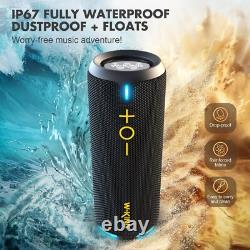 Portable Hi-Fi Bluetooth Speaker, Waterproof, 360° Sound, Deep Bass, 40W