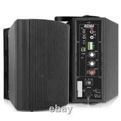 Power Dynamics DS50AB Wall Mounted Speaker System Bluetooth 5.25 100W Black