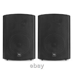 Power Dynamics DS50AB Wall Mounted Speaker System Bluetooth 5.25 100W Black