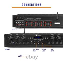 Power Dynamics PV260BT Multiroom Audio Amplifier 6x100W Bluetooth System