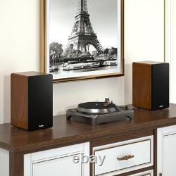 Powerful Bluetooth Bookshelf Speakers, 80W Stereo with Remote Control Function