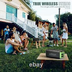 Powerful Bluetooth Speaker Clear Stereo Sound Portable with Powerbank 24H Playtime