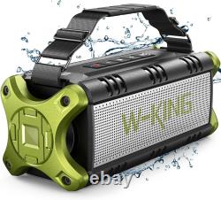 Powerful Bluetooth Speaker Clear Stereo Sound Portable with Powerbank 40H Playtime