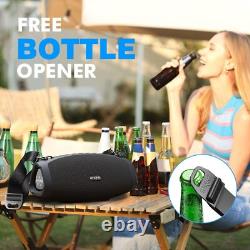 Powerful Bluetooth Speaker Clear Stereo Sound Portable with Powerbank 42H Playtime