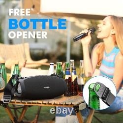 Powerful Bluetooth Speaker Clear Stereo Sound Portable with Powerbank 42H Playtime