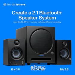 Presonus Eris 3.5 Gen 2 50W Studio Monitor Speakers Pair 2-Way Desktop Audio