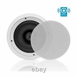 Pyle 8 Inch 2 Way In Wall Ceiling Home Speakers System Audio Stereo, 6 Speakers