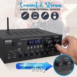 Pyle Home Audio Amplifier, Bluetooth Stereo Receiver, Surround Sound System, Wir