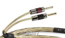 QED Golden Anniversary XT Speaker Cable PAIR Stereo Banana Plugs 200cm 2m