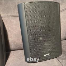 QTX BC5A Black Amplified Stereo Set of Speakers QTX Sound Black Working bc 5a