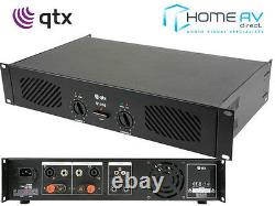 QTX Q1000 Stereo Power Amplifier 1000W Speaker Sound System DJ 2 x 500W 172.055