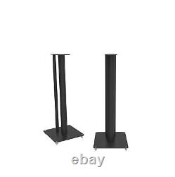 Q Acoustics 3020i Bookshelf Speakers Carbon Black & 3000i Matching Black Stands