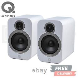 Q Acoustics 3030i Bookshelf Speakers Pair Arctic White Music Home Audio 2022