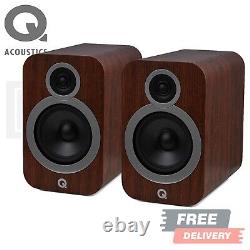 Q Acoustics 3030i Bookshelf Speakers Pair English Walnut Music Home Audio 2022