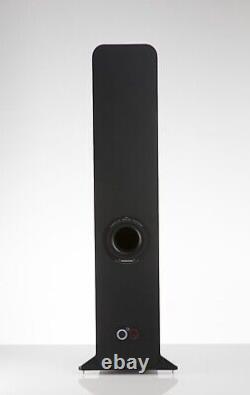 Q Acoustics 3050i Floorstanding Speakers Carbon Black Loudspeakers Cinema