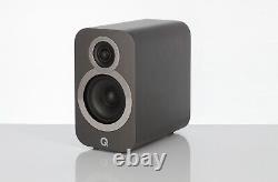 Q Acoustics Q3010i Graphite Compact Bookshelf Home Audio Stereo HiFi Speakers