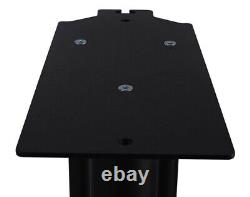 Q Acoustics QA3526 3020i Speakers in Carbon Black & 3000i Matching Black Stands