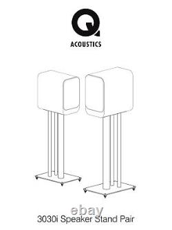 Q Acoustics QA7612 M20 HD 130W Wireless Speakers & Stands aptX Bluetooth White