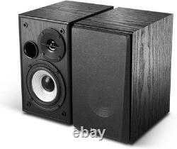 R990BT 24W Bluetooth 5.4 Bookshelf Speakers with App Control & Digital Sound