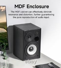 R990BT 24W Bluetooth 5.4 Bookshelf Speakers with App Control & Digital Sound