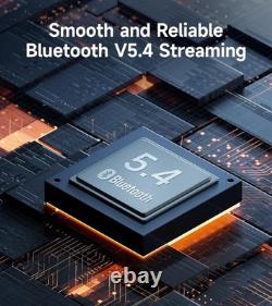 R990BT 24W Bluetooth 5.4 Bookshelf Speakers with App Control & Digital Sound