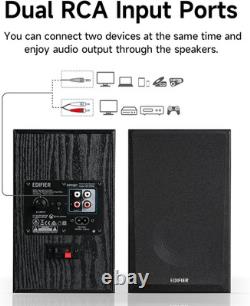 R990BT Bluetooth 5.4 Bookshelf Speakers, 2.0 Active Multimedia Speaker, 24W Outp