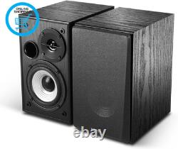 R990BT Bluetooth 5.4 Bookshelf Speakers, 2.0 Active Multimedia Speaker, 24W Outp