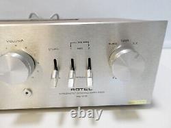 ROTEL RA-312 AMPLIFIER 18 WATTS 1970s SERVICED GREAT SOUND & WOODEN CASE FAB