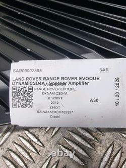 Range Rover Evoque L538 Audio Stereo System Amplifier Bj3219c164af