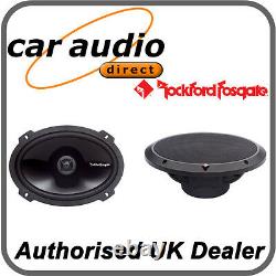 Rockford Fosgate P1692 150W 6x9 Car Audio Stereo Speakers 2 Way Oval Rear Shelf