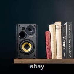 Roxel Soleil Active Bookshelf HiFi Speakers, Sub Woofer Output, 2.0 Stereo Sound