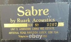 Ruark Acoustics Sabre MKII stereo speakers, Brilliant sound Solid Cabinets