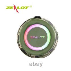 S87 BT Speaker Wireless Stereo Speaker With 80W Booming Sound LED Lights