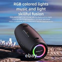 S87 BT Speaker Wireless Stereo Speaker With 80W Booming Sound LED Lights