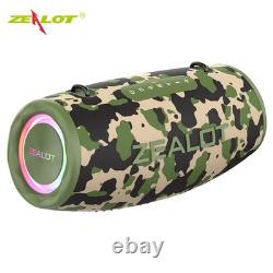 S87 BT Speaker Wireless Stereo Speaker With 80W Booming Sound LED Lights