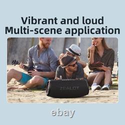 S87 BT Speaker Wireless Stereo Speaker With 80W Booming Sound LED Lights