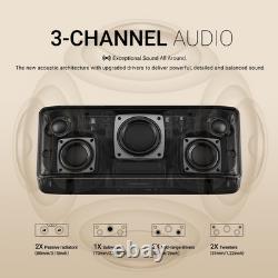 S8 Pro Max Bluetooth Speaker, 3-Channel Audio with Lifelike Stereo Sound & Punch