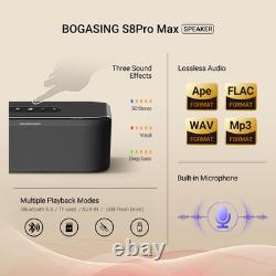 S8 Pro Max Bluetooth Speaker, 3-Channel Audio with Lifelike Stereo Sound & Punch