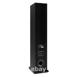 SHF80B Tower Speaker Set and PV220 Bluetooth Amplifier, Home Hi-Fi Stereo System