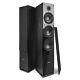 Shf80 Floorstanding Hi-fi Speakers For Home Stereo Sound System 3-way 6.5 Black
