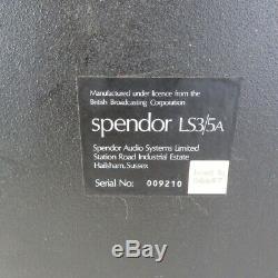 SPENDOR LS3/5a STEREO SPEAKERS WORLDWIDE SHIPPING IDEAL AUDIO