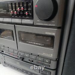 SUPER RARE Sony MHC-1200 Vintage Hi-Fi System Stereo Unit & speakers UNTESTED