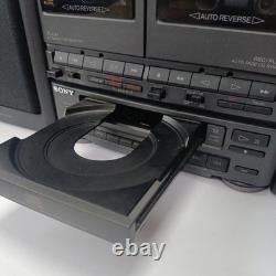 SUPER RARE Sony MHC-1200 Vintage Hi-Fi System Stereo Unit & speakers UNTESTED