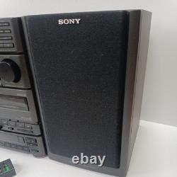 SUPER RARE Sony MHC-1200 Vintage Hi-Fi System Stereo Unit & speakers UNTESTED