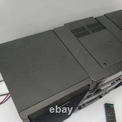 SUPER RARE Sony MHC-1200 Vintage Hi-Fi System Stereo Unit & speakers UNTESTED