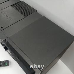 SUPER RARE Sony MHC-1200 Vintage Hi-Fi System Stereo Unit & speakers UNTESTED