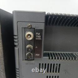 SUPER RARE Sony MHC-1200 Vintage Hi-Fi System Stereo Unit & speakers UNTESTED