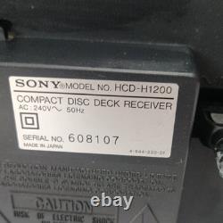SUPER RARE Sony MHC-1200 Vintage Hi-Fi System Stereo Unit & speakers UNTESTED