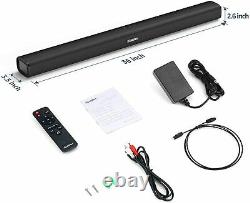 Saiyin Wireless Bluetooth Sound Bar 36 Inch for TV Stereo Speakers with Remote