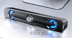 Salange Sound Bar Bluetooth USB Wired Speakers Bar Stereo Speaker For Projector